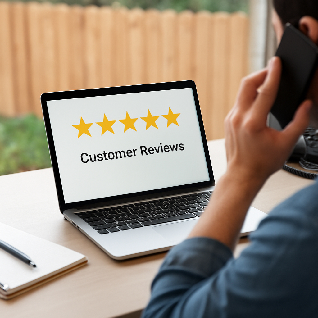 Fence review study how star rating affects call volume
