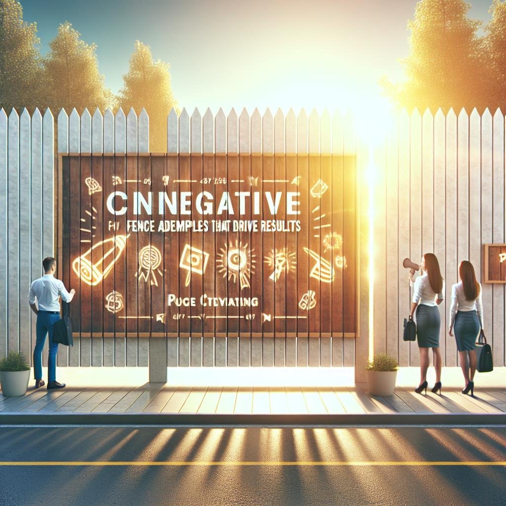 25 Creative Fence Advertising Examples That Drive Results