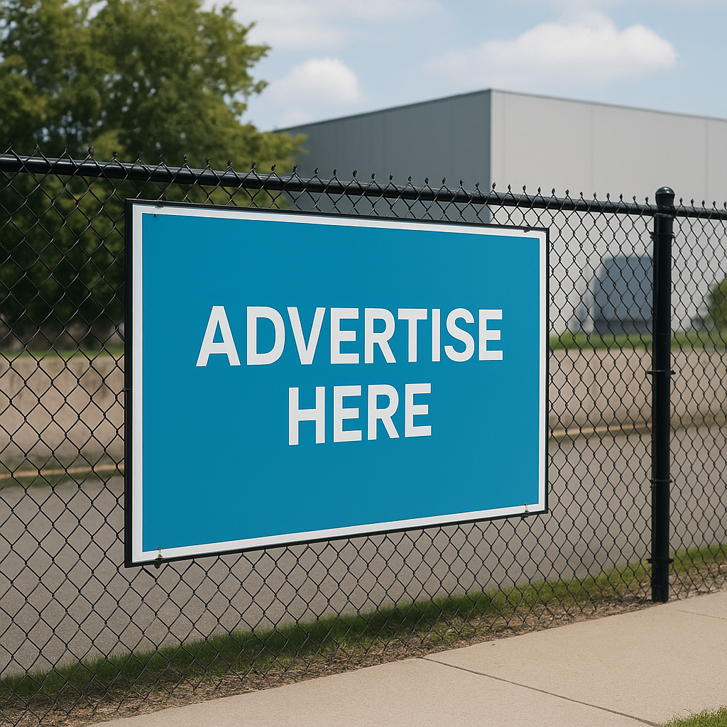 fence advertising examples