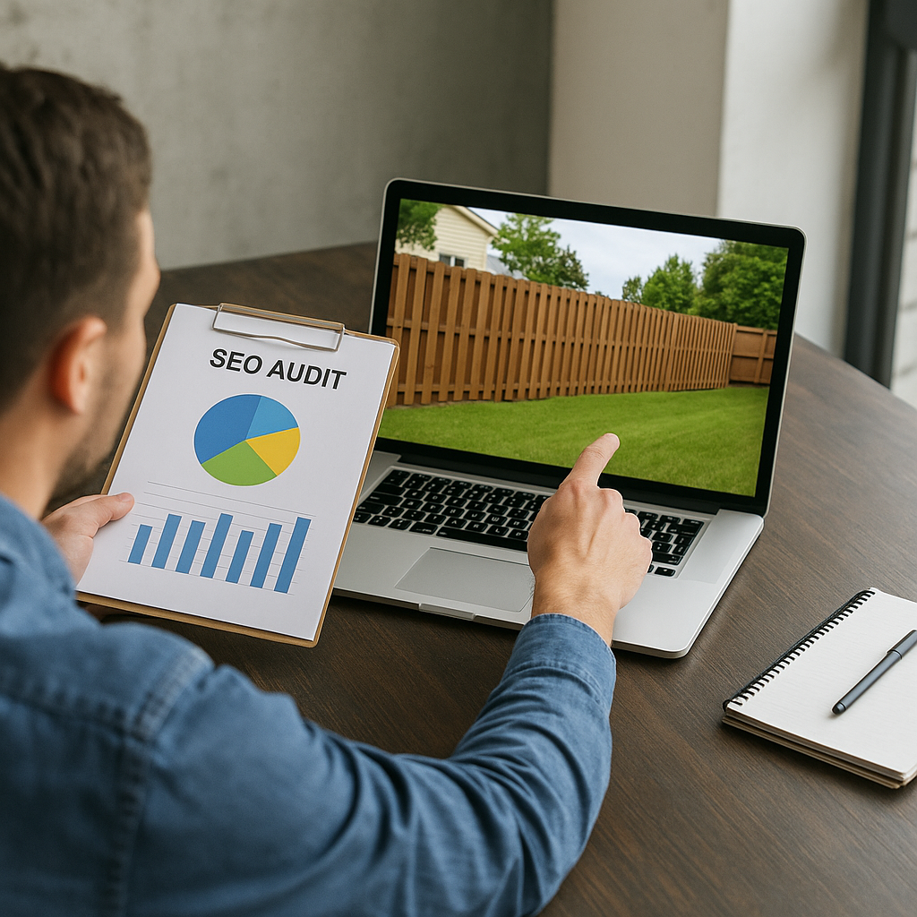 fence company seo audit