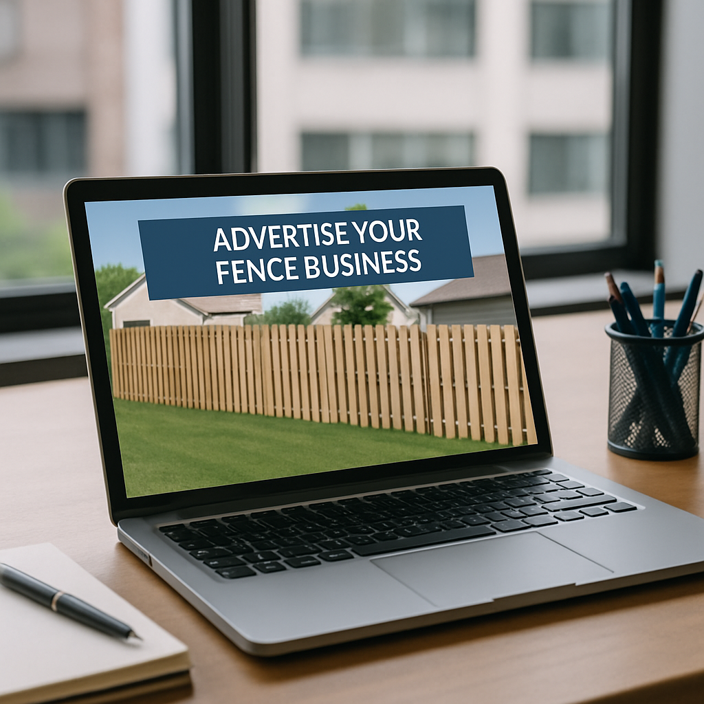 how to advertise fence business