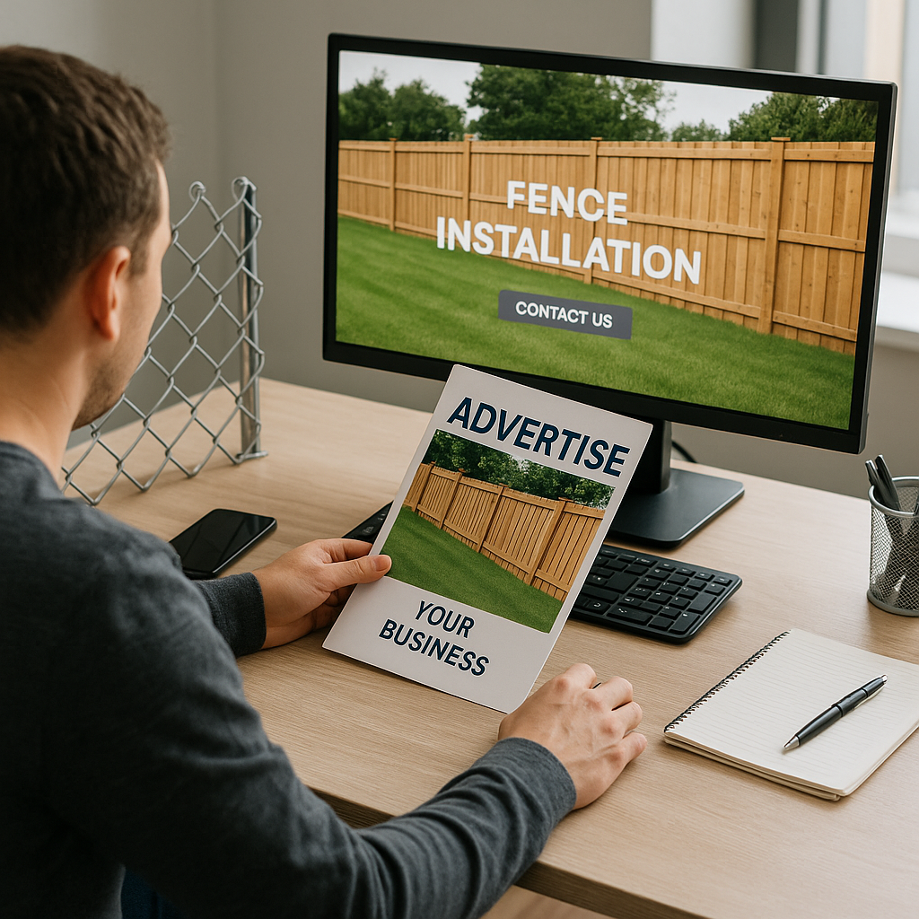 how to advertise your fence business