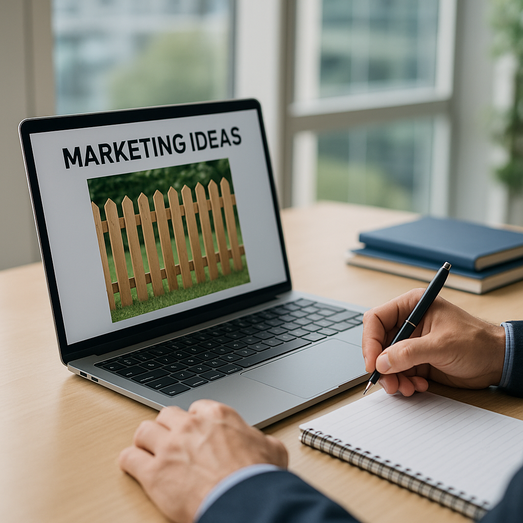 marketing ideas for fence business